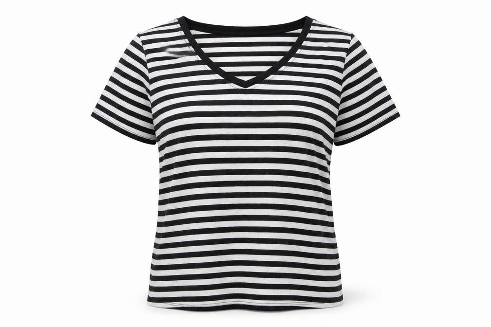 Womens UK Size 12 New Look Black Basic T-Shirt