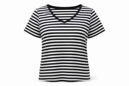 Womens UK Size 12 New Look Black Basic T-Shirt