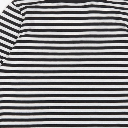 Womens UK Size 12 New Look Black Basic T-Shirt