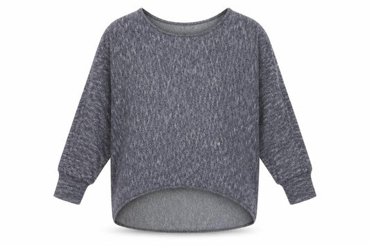 Womens UK Size S Apricot Blue Pullover Jumper