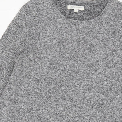 Glamorous Womens Grey Polyester A-Line Size S Crew Neck Pullover