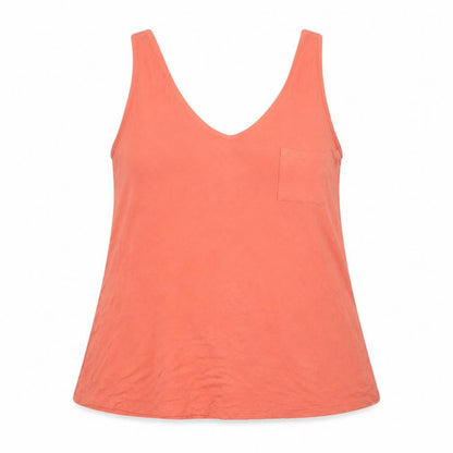 Womens UK Size 12 Warehouse Orange Basic Tank