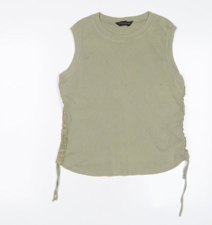 Womens UK Size 14 Dorothy Perkins Green Basic Tank