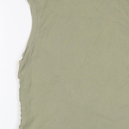Womens UK Size 14 Dorothy Perkins Green Basic Tank