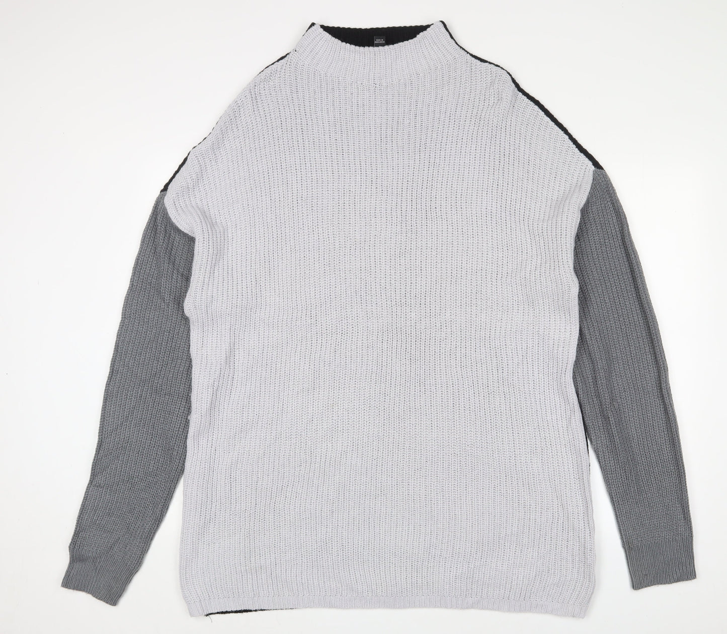 Womens UK Size 18 LTS Grey Tunic Jumper