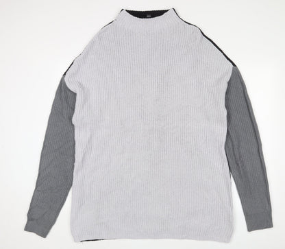 Womens UK Size 18 LTS Grey Tunic Jumper
