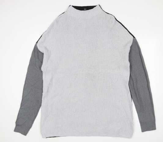 Womens UK Size 18 LTS Grey Tunic Jumper