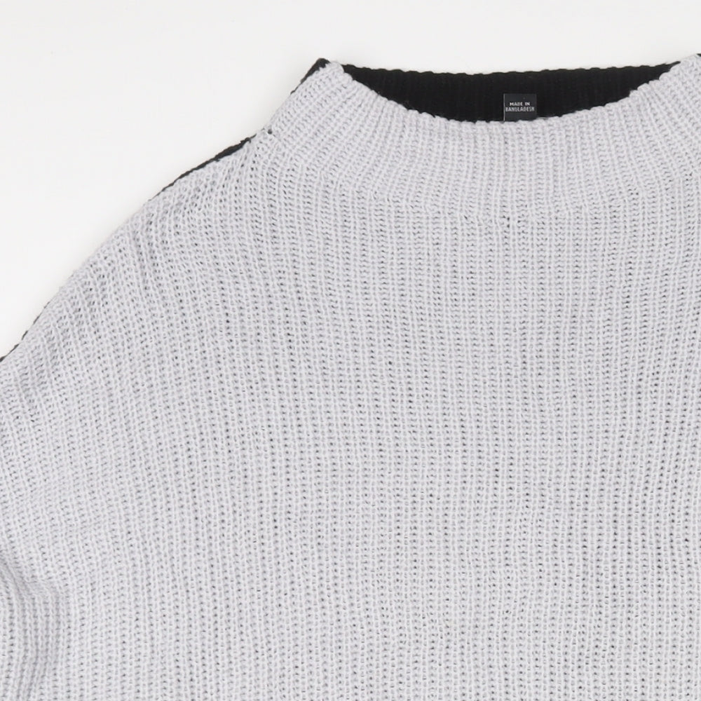 Womens UK Size 18 LTS Grey Tunic Jumper