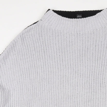 Womens UK Size 18 LTS Grey Tunic Jumper