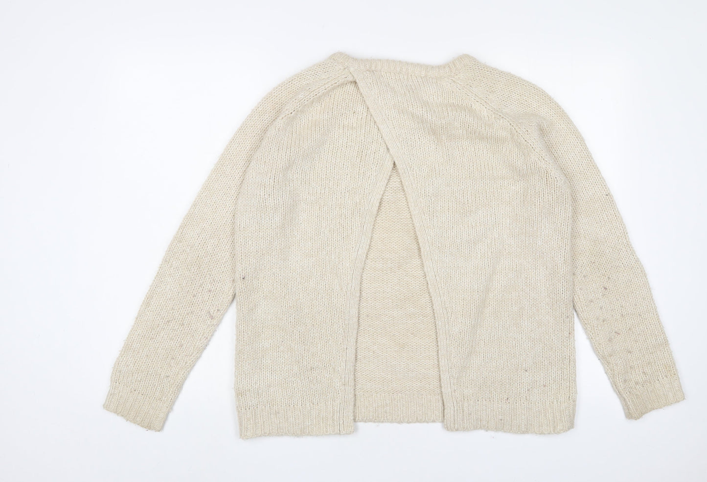 Womens UK Size S Brave Soul Beige Pullover Jumper