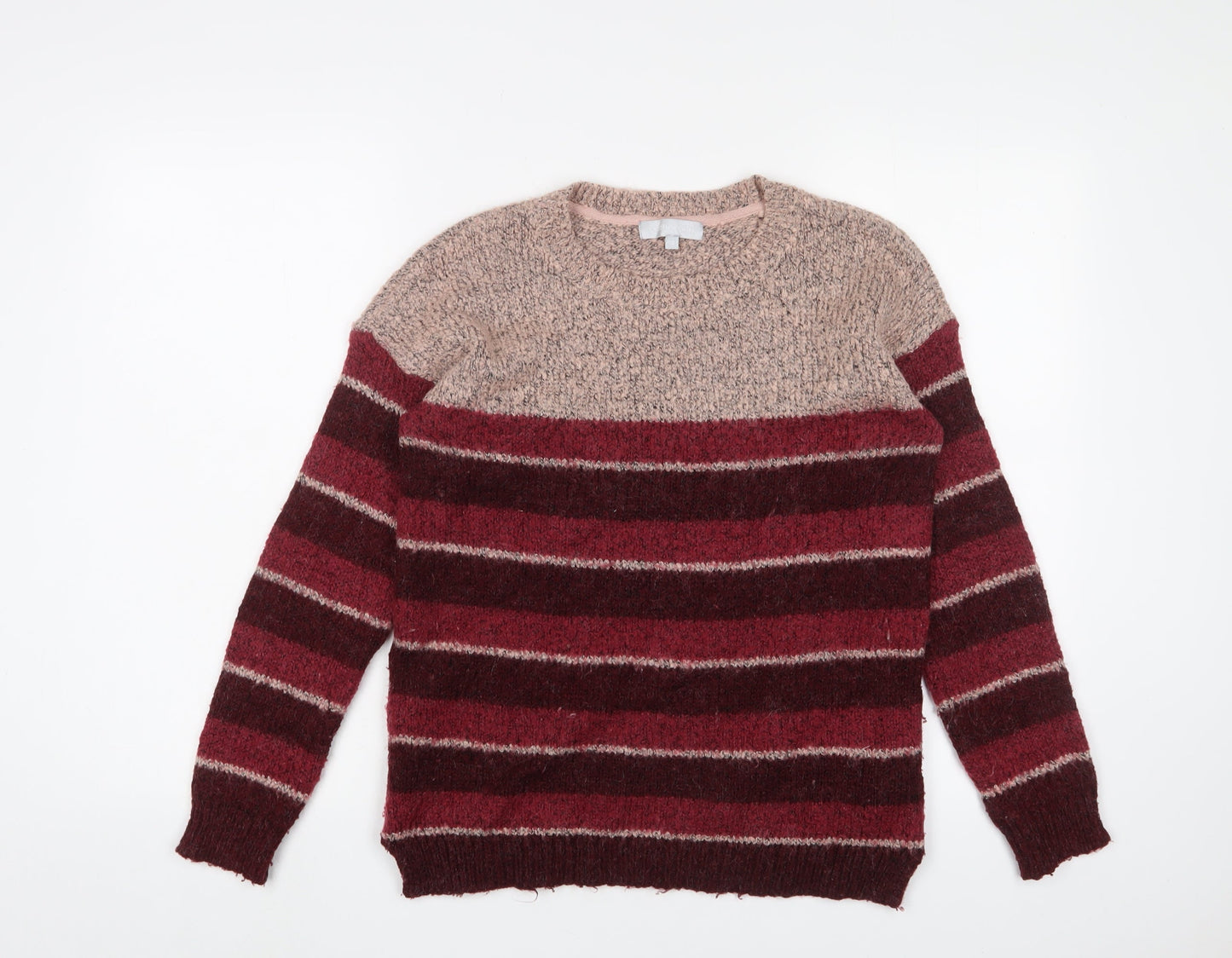 Womens UK Size 12 Red Herring Pink Pullover Jumper