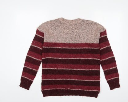 Womens UK Size 12 Red Herring Pink Pullover Jumper