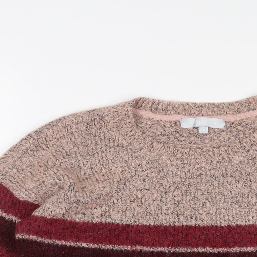 Womens UK Size 12 Red Herring Pink Pullover Jumper