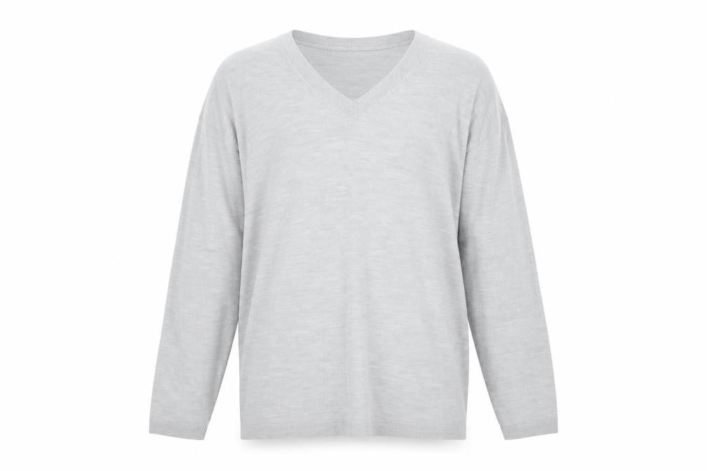 Mens UK Size L Marks and Spencer Grey Pullover Jumper