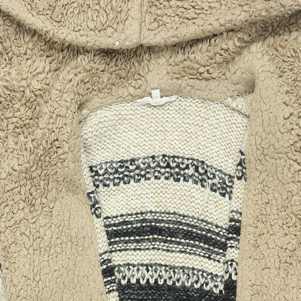 Womens UK Size M Falmer Beige Overcoat