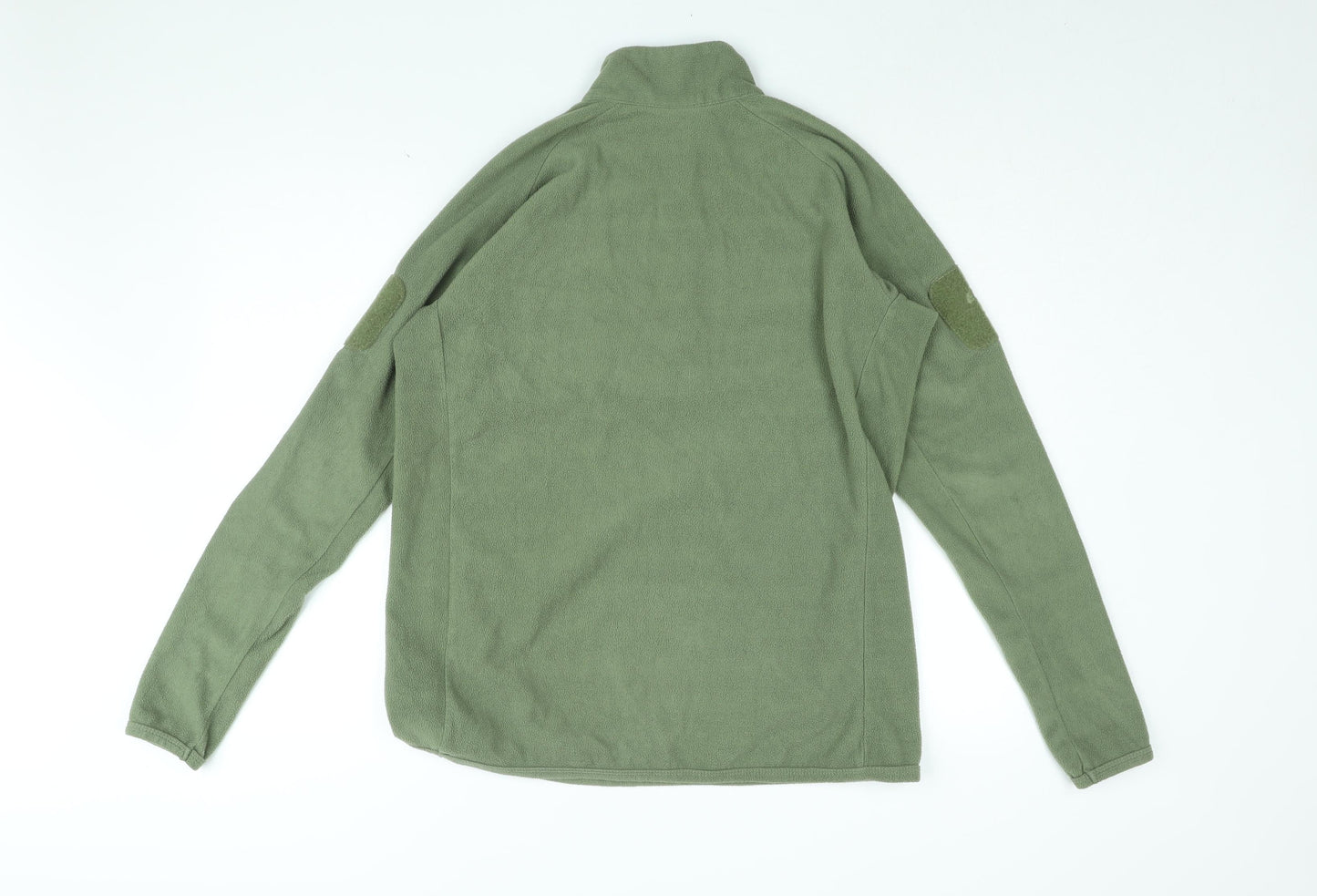 Viper Womens Green Polyester Pullover Sweatshirt Size L Zip
