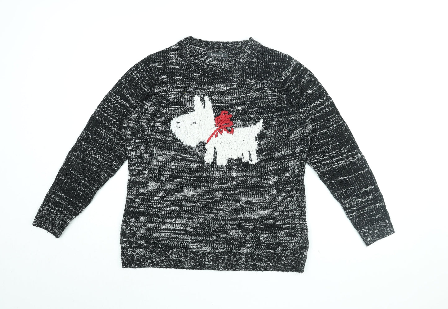 Womens UK Size S Bonmarché Black Pullover Jumper