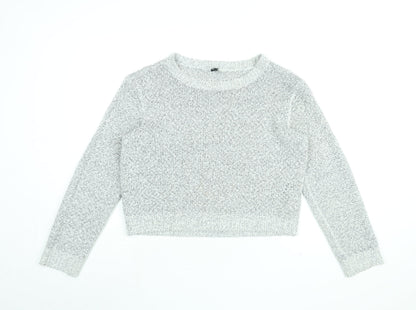 Womens UK Size L H&M Grey Pullover Jumper