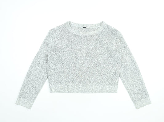 Womens UK Size L H&M Grey Pullover Jumper