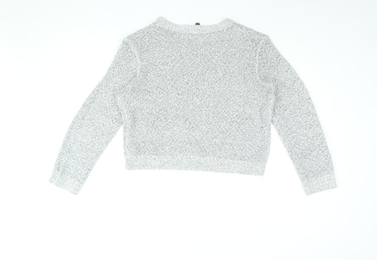 Womens UK Size L H&M Grey Pullover Jumper