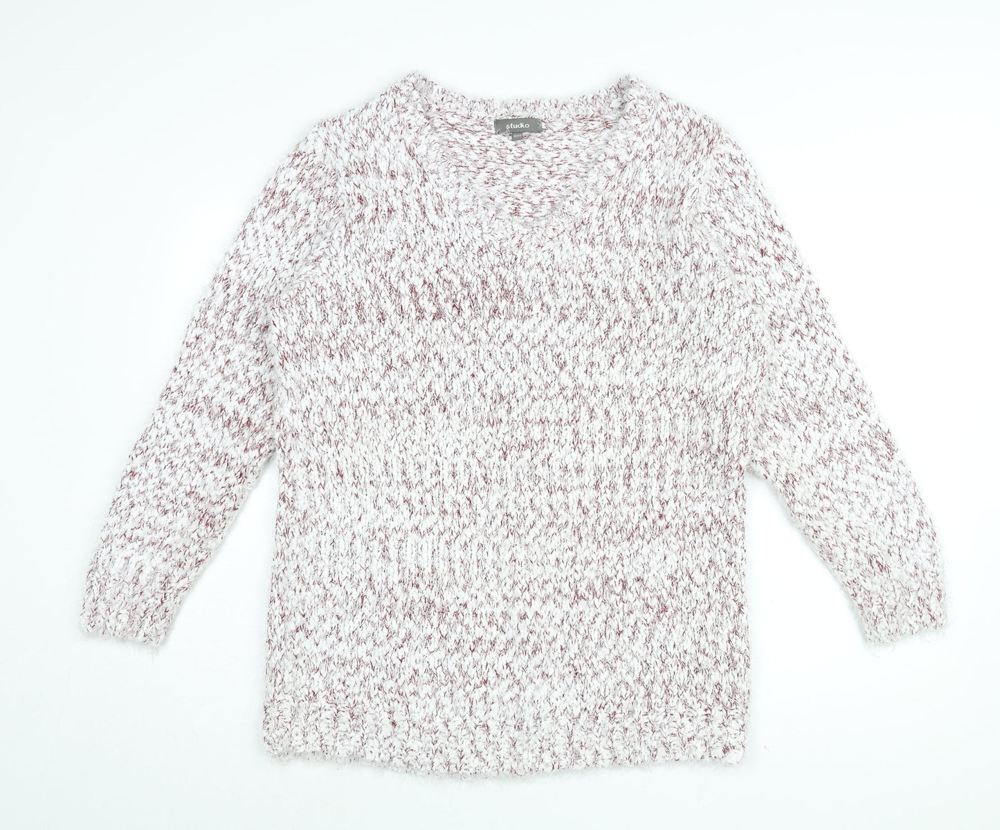 Womens UK Size 12 Studio White Pullover Jumper