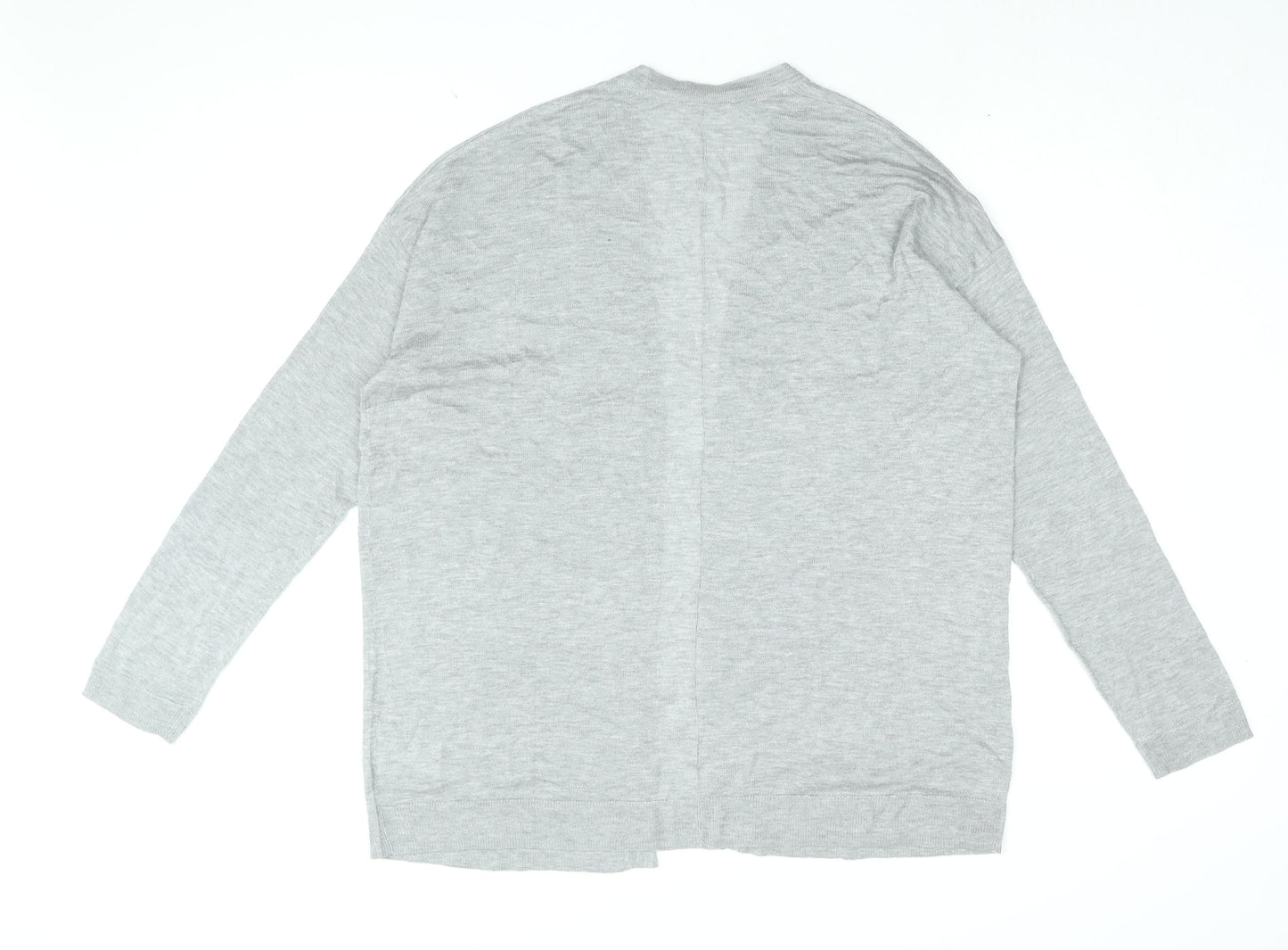 Womens UK Size S H&M Grey Cardigan Jumper
