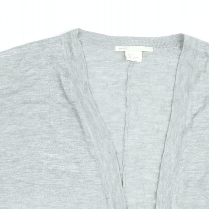 Womens UK Size S H&M Grey Cardigan Jumper