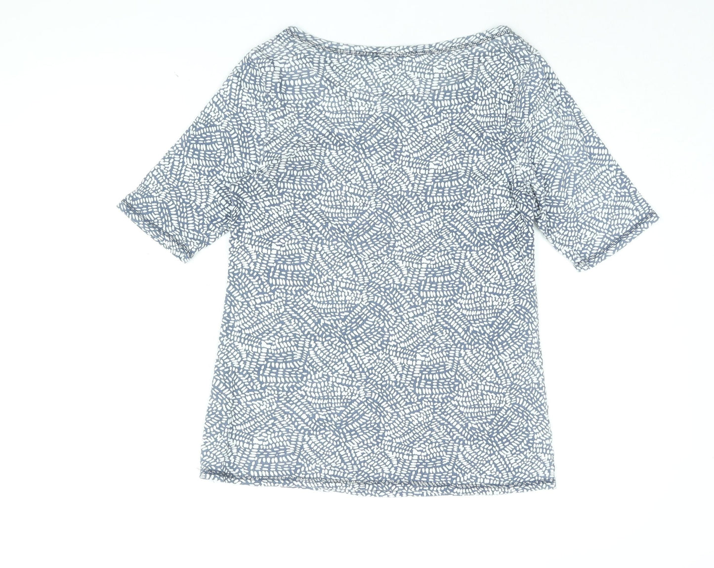Womens UK Size 14 Marks and Spencer Blue Basic T-Shirt