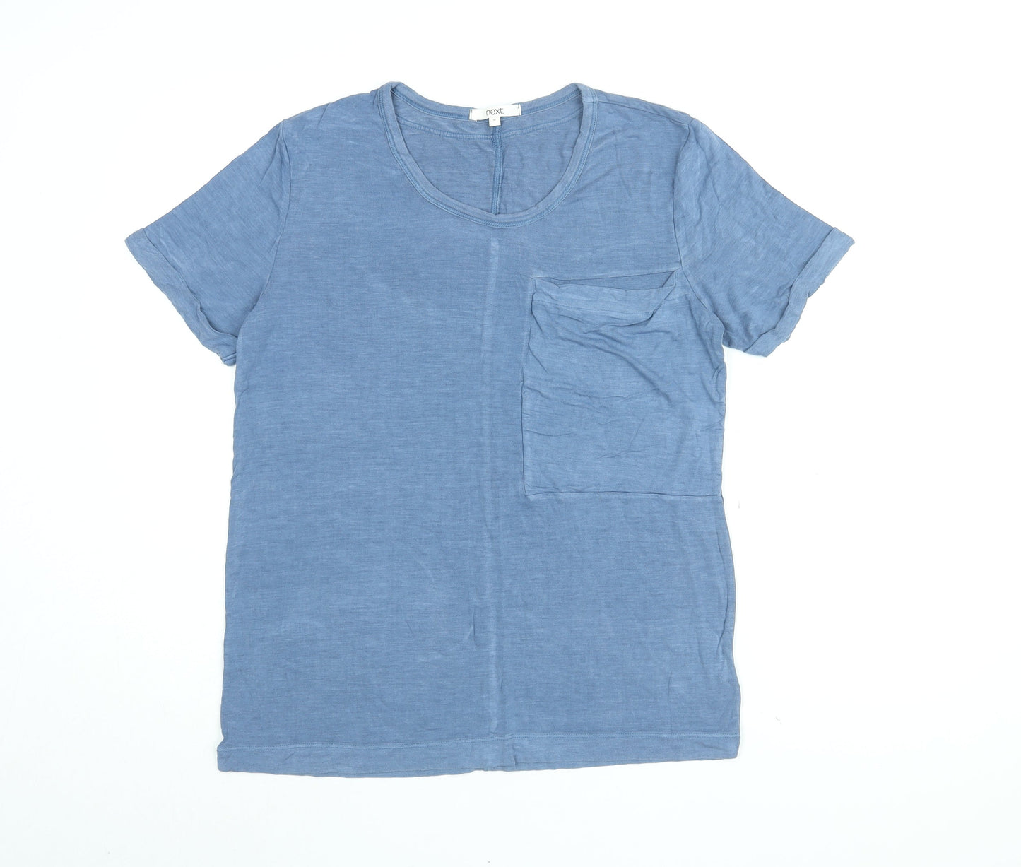 Womens UK Size 14 NEXT Blue Basic T-Shirt