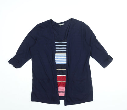 Womens UK Size 14 Marks and Spencer Blue Basic T-Shirt