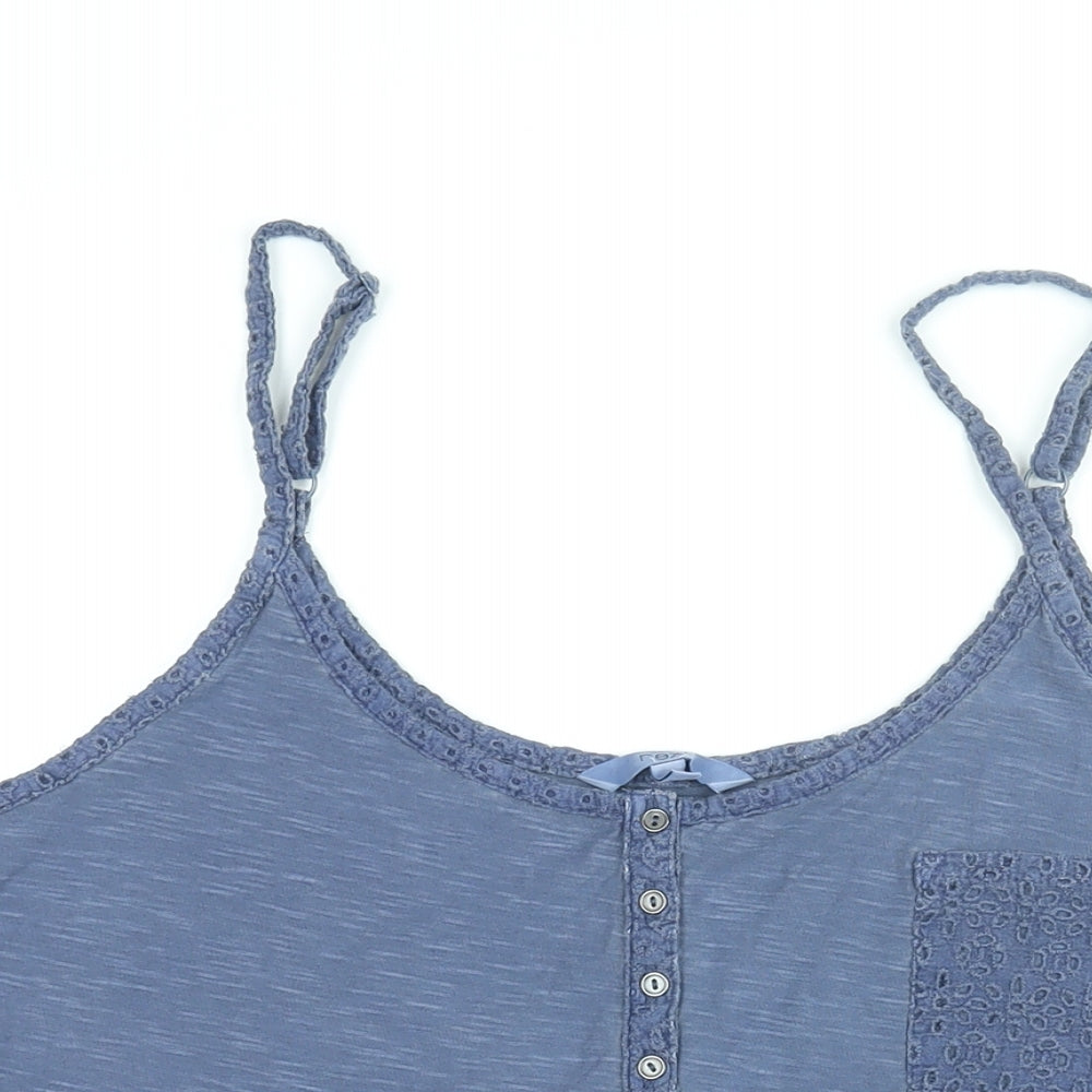 Womens UK Size 14 NEXT Blue Basic T-Shirt