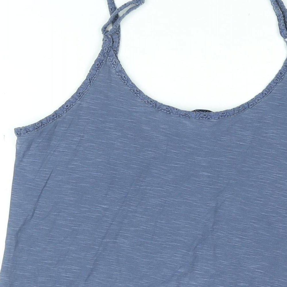 Womens UK Size 14 NEXT Blue Basic T-Shirt