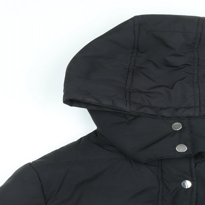 Womens UK Size 14 Marks and Spencer Black Puffer Jacket