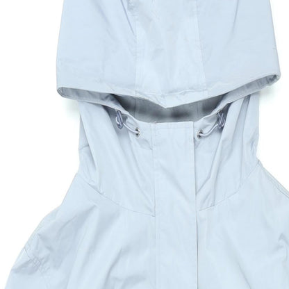 Womens UK Size 12 Marks and Spencer Blue Rain Coat