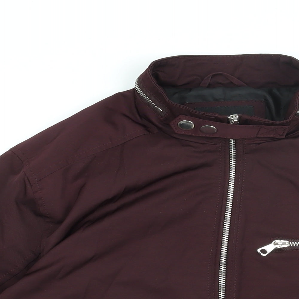 Mens UK Size S River Island Purple Jacket