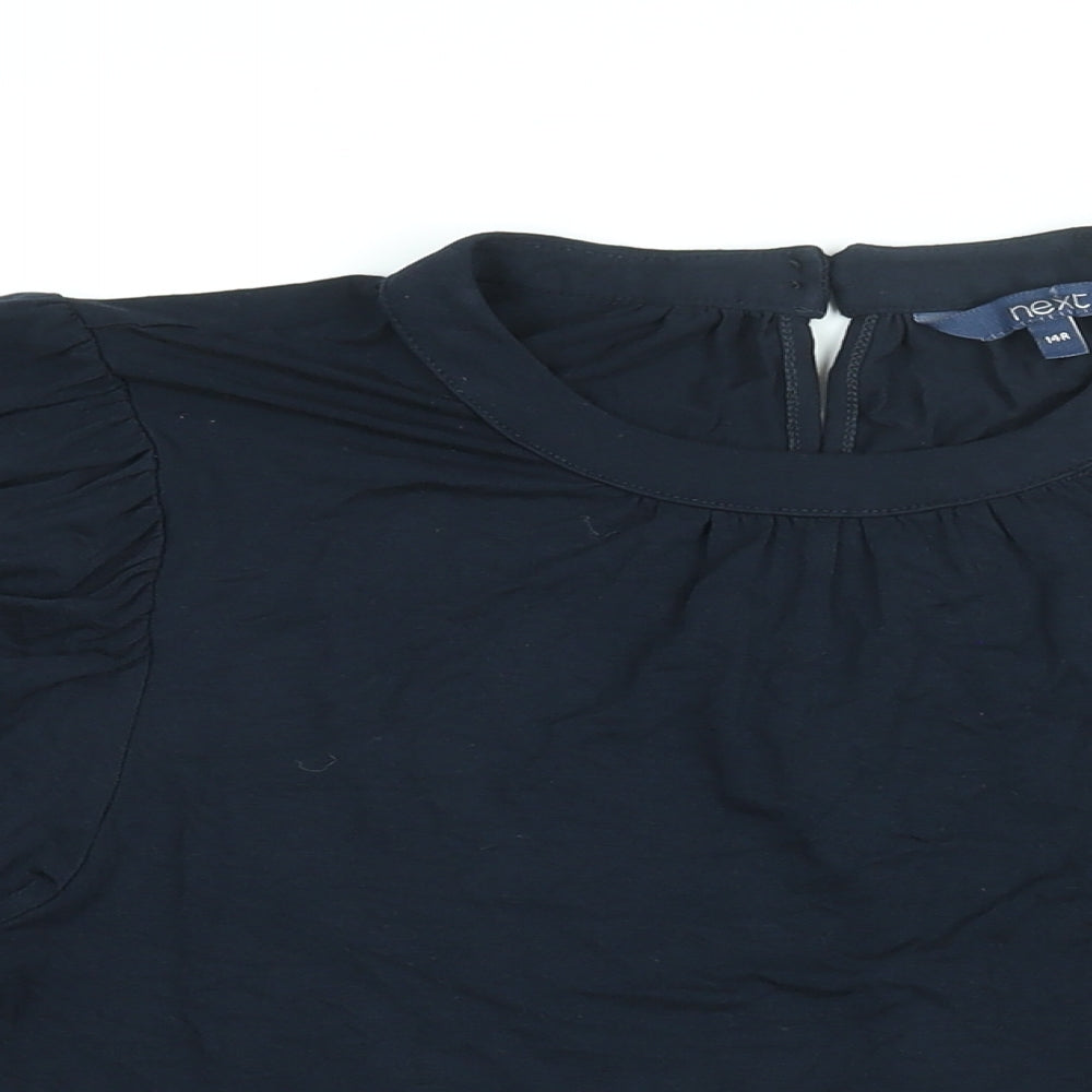 Womens UK Size 14 NEXT Blue Basic T-Shirt