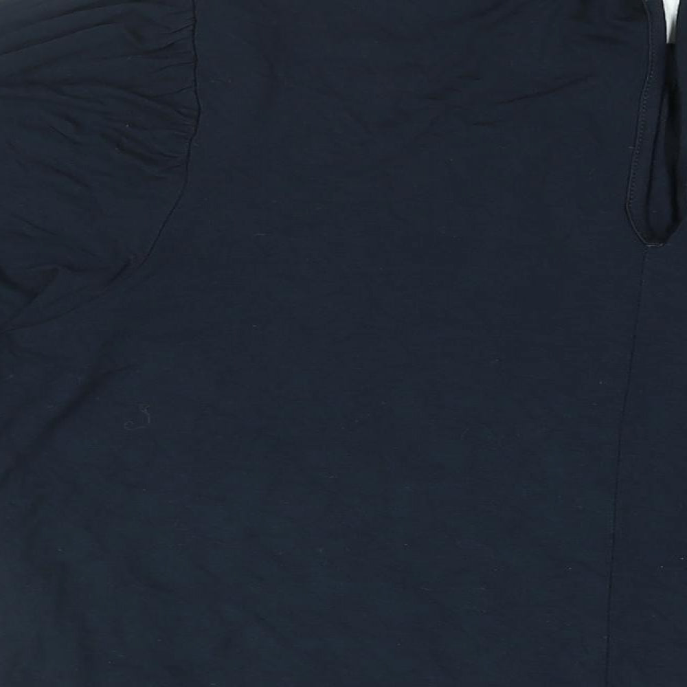 Womens UK Size 14 NEXT Blue Basic T-Shirt