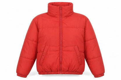 Womens UK Size XS Weekday Red Puffer Jacket