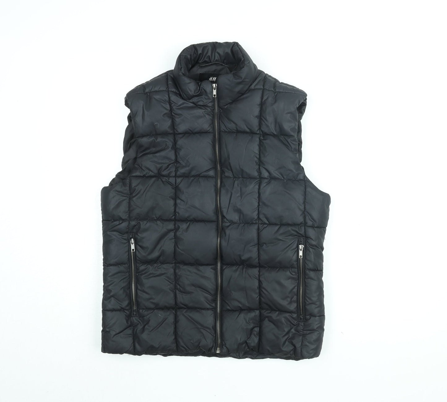 Mens UK Size 40 H&M Black Gilet