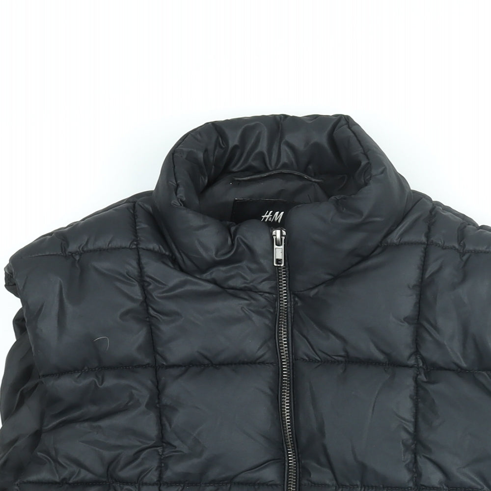 Mens UK Size 40 H&M Black Gilet