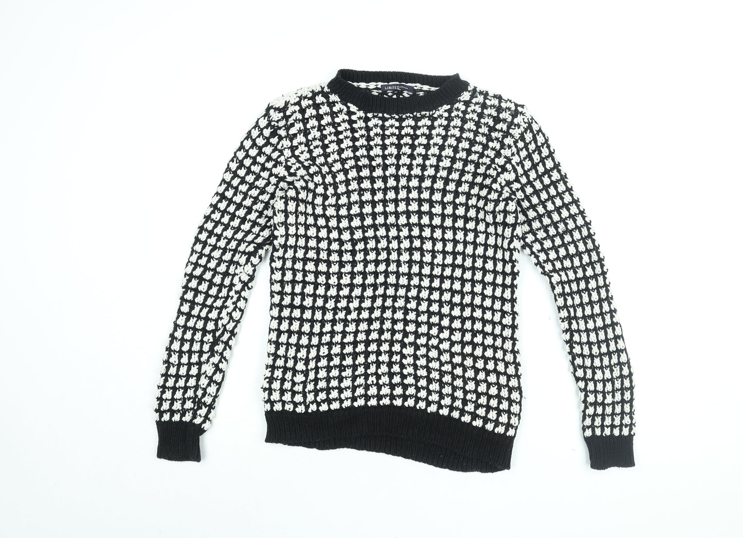 Womens UK Size 8 Marks and Spencer Black Pullover Jumper
