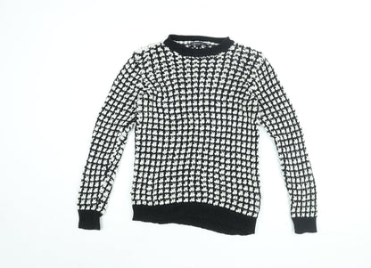 Womens UK Size 8 Marks and Spencer Black Pullover Jumper