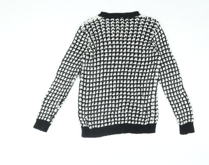 Womens UK Size 8 Marks and Spencer Black Pullover Jumper
