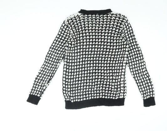 Womens UK Size 8 Marks and Spencer Black Pullover Jumper