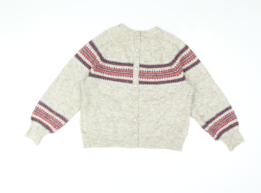 Womens UK Size S NEXT Beige Pullover Jumper