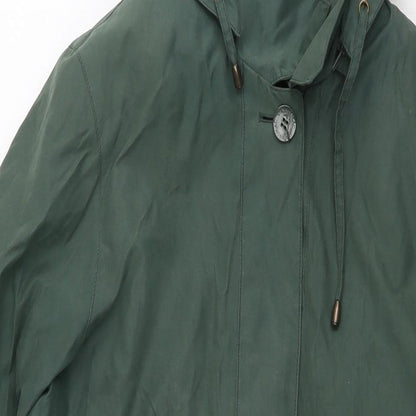 Womens UK Size M Dannimac Green Overcoat