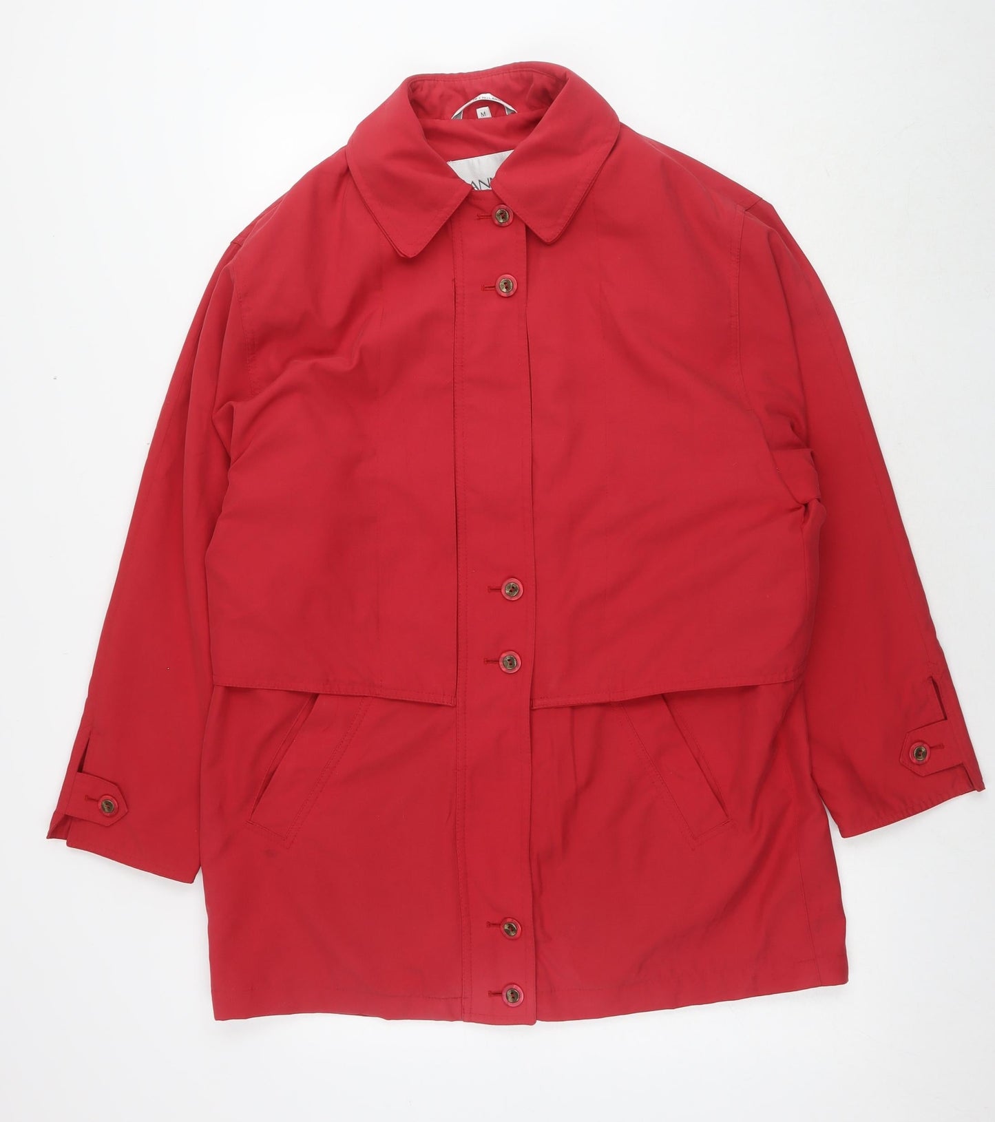 Womens UK Size M Dannimac Red Parka Coat