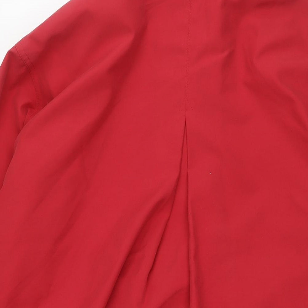 Womens UK Size M Dannimac Red Parka Coat