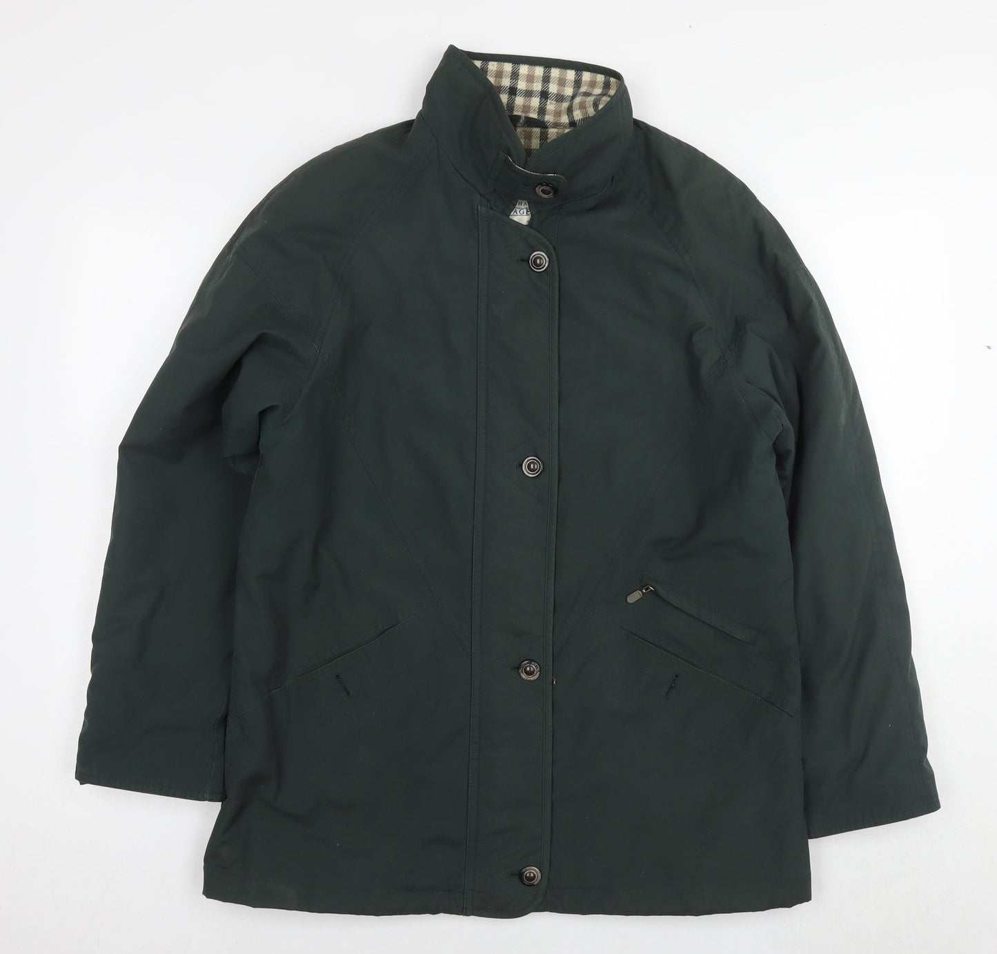 Womens UK Size 10 Debenhams Green Bomber Jacket