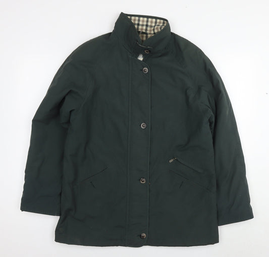 Womens UK Size 10 Debenhams Green Bomber Jacket